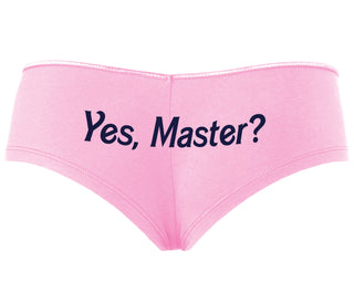 Yes Master ? - Pink Boyshort