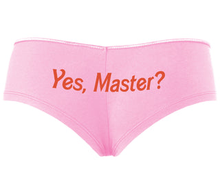 Yes Master ? - Pink Boyshort