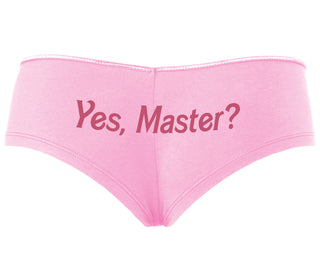 Yes Master ? - Pink Boyshort