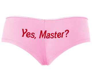 Yes Master ? - Pink Boyshort