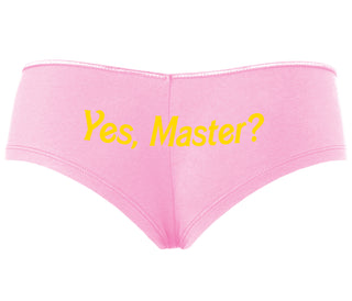 Yes Master ? - Pink Boyshort