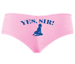 Yes Sir - Submissive Woman - Pink Boyshort