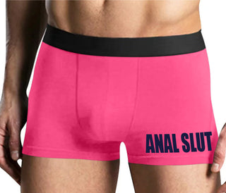 Anal Slut - Mens Pink Boxer Brief