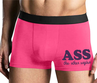 Ass The Other Vagina - Mens Pink Boxer Brief