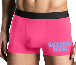 Back Door Whore - Mens Pink Boxer Brief