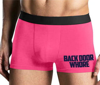Back Door Whore - Mens Pink Boxer Brief
