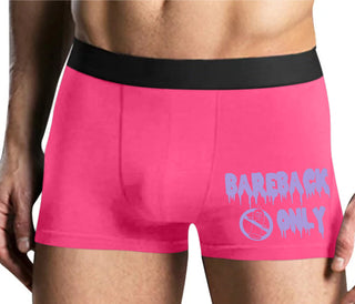 Bareback Only - Mens Pink Boxer Brief