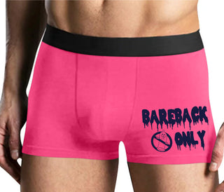 Bareback Only - Mens Pink Boxer Brief