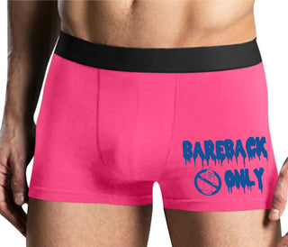 Bareback Only - Mens Pink Boxer Brief