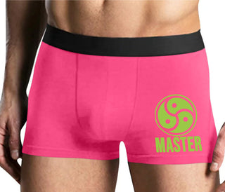 Master with BDSM Logo - Mens Pink Boxer Brief