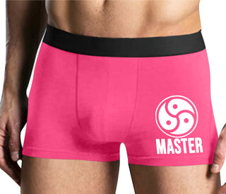 Master with BDSM Logo - Mens Pink Boxer Brief