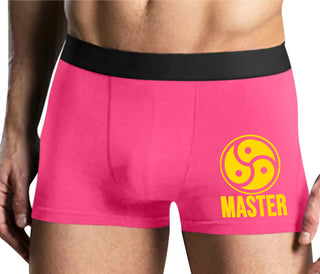 Master with BDSM Logo - Mens Pink Boxer Brief