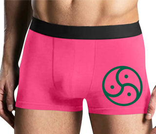 BDSM Symbol - Mens Pink Boxer Brief