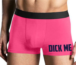 Dick Me - Mens Pink Boxer Brief