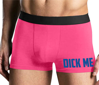 Dick Me - Mens Pink Boxer Brief