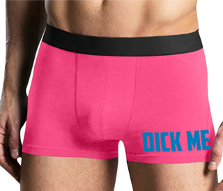 Dick Me - Mens Pink Boxer Brief