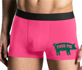 Fuck Pig - Mens Pink Boxer Brief