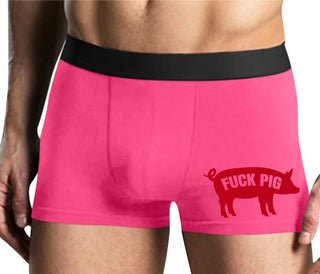 Fuck Pig - Mens Pink Boxer Brief