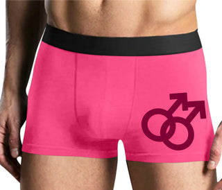 Gay Sign - Mens Pink Boxer Brief