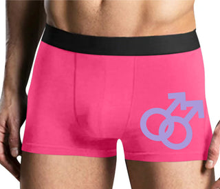 Gay Sign - Mens Pink Boxer Brief