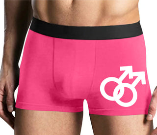Gay Sign - Mens Pink Boxer Brief