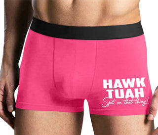 Hawk Tuah Spit On That Thing - Mens Pink Boxer Brief