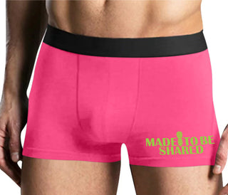Made To Be Shared - Mens Pink Boxer Brief