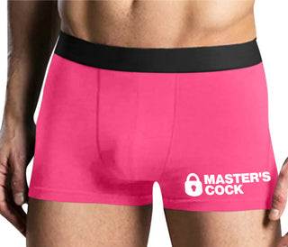 Master's Cock - Mens Pink Boxer Brief