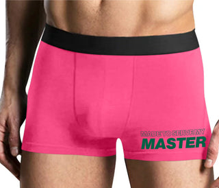 Made To Serve My Master - Mens Pink Boxer Brief