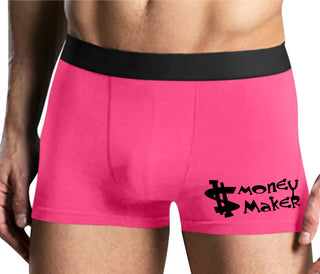 Money Maker - Mens Pink Boxer Brief