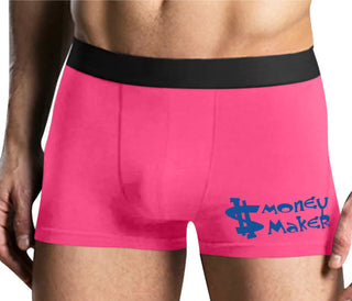 Money Maker - Mens Pink Boxer Brief