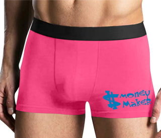 Money Maker - Mens Pink Boxer Brief