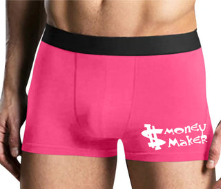 Money Maker - Mens Pink Boxer Brief