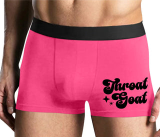 Throat Goat - Deep Throat Expert - Mens Pink Boxer Brief