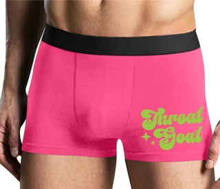 Throat Goat - Deep Throat Expert - Mens Pink Boxer Brief