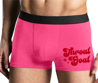 Throat Goat - Deep Throat Expert - Mens Pink Boxer Brief