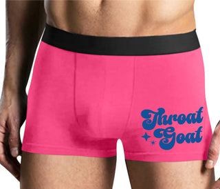 Throat Goat - Deep Throat Expert - Mens Pink Boxer Brief