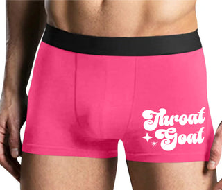Throat Goat - Deep Throat Expert - Mens Pink Boxer Brief