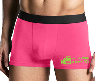 Wanna Make A Movie - Mens Pink Boxer Brief
