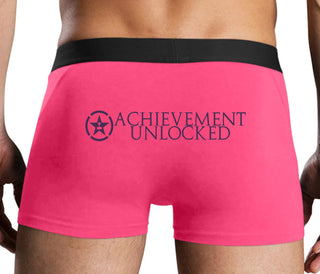 Achievement Unlocked - Pink Boxer Brief
