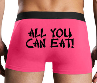 All You Can Eat Chinese Takaway Style - Pink Boxer Brief
