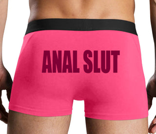 Anal Slut - Pink Boxer Brief