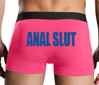 Anal Slut - Pink Boxer Brief
