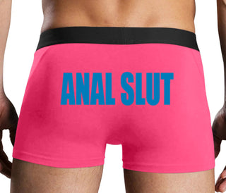 Anal Slut - Pink Boxer Brief