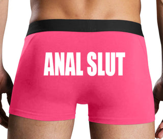 Anal Slut - Pink Boxer Brief