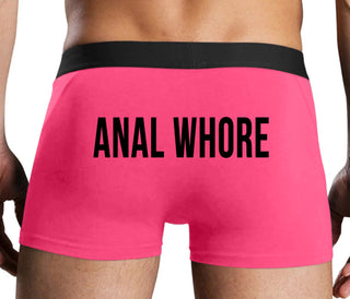 Anal Whore - Pink Boxer Brief
