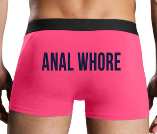 Anal Whore - Pink Boxer Brief