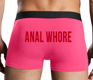 Anal Whore - Pink Boxer Brief