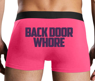 Back Door Whore - Pink Boxer Brief