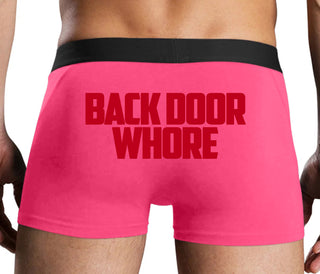 Back Door Whore - Pink Boxer Brief